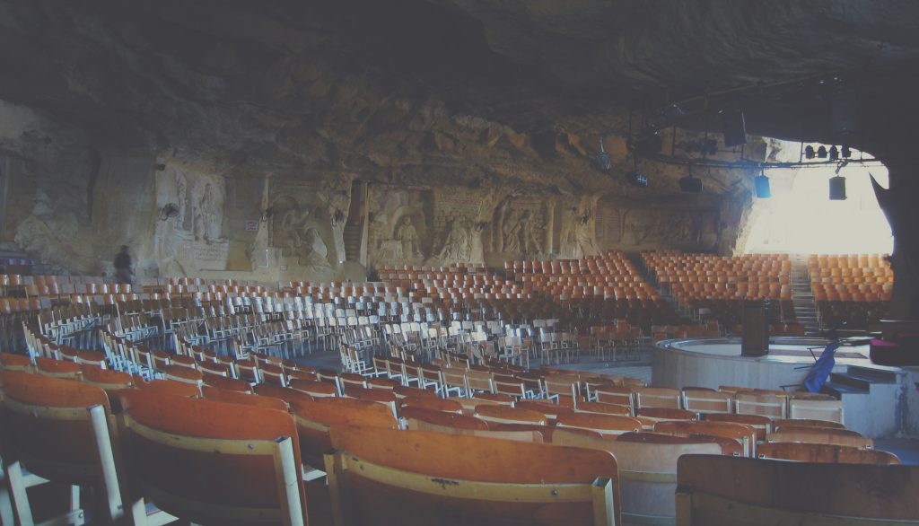Nestled in the Mokattam Hills, this Zabbaleen church is chiseled entirely out of a limestone rock face.